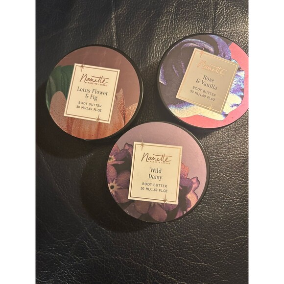 3 Scents Nanette Lepore Luna Body Lotions with Shea Butters 50ml/1.69oz Flowers - Picture 2 of 11